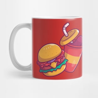 Burger and Soda Mug